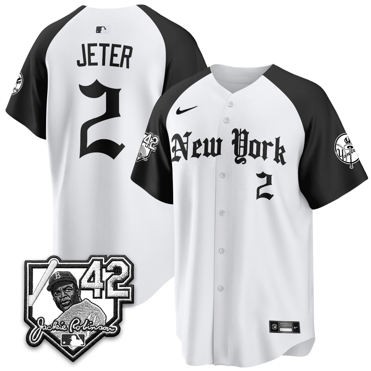 NYY 2026 Jackie Robinson Day Gothic Vapor Limited Jersey - Stitched-NQD