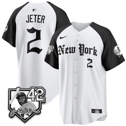 NYY 2026 Jackie Robinson Day Gothic Vapor Limited Jersey - Stitched-NQD