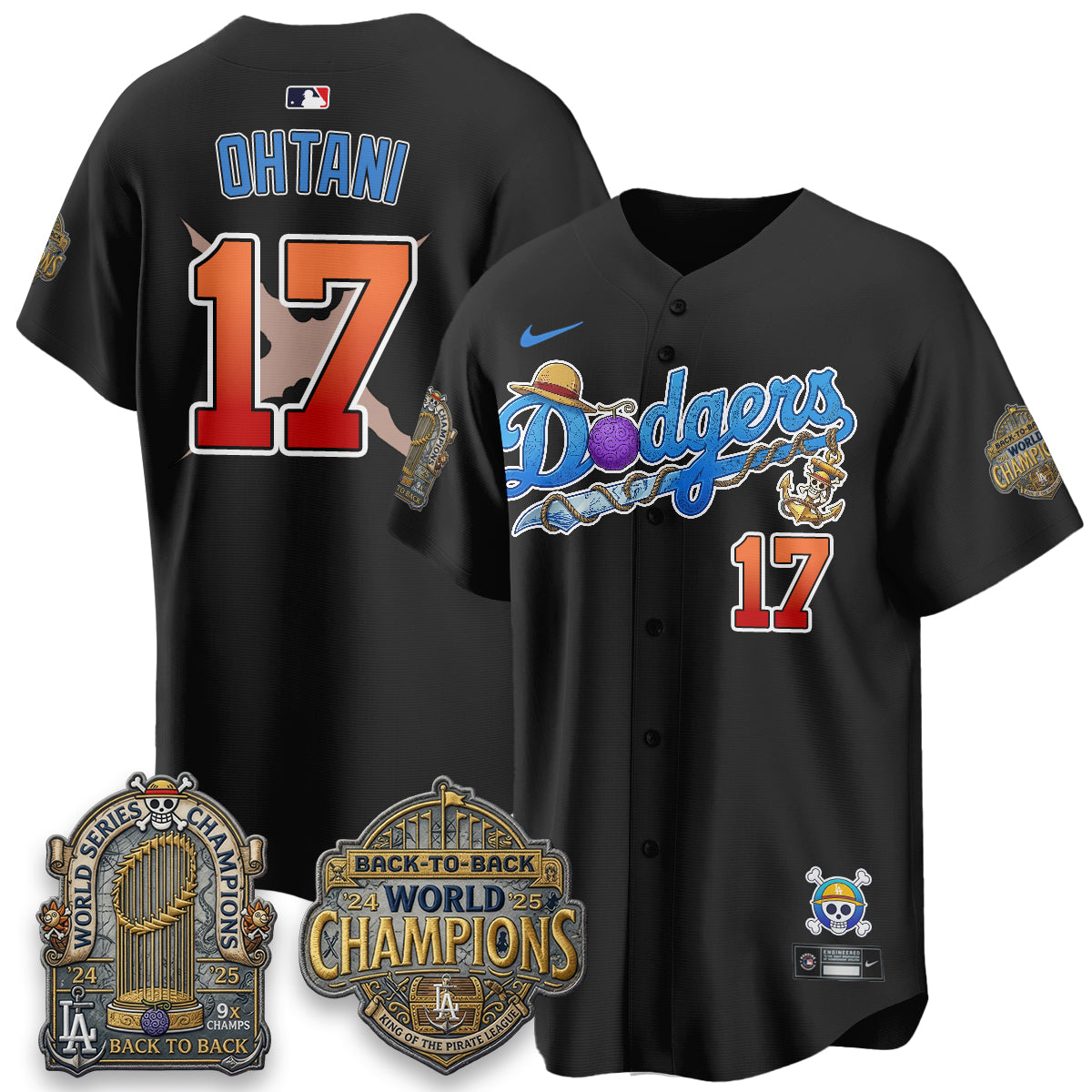 LAD x OP Japanese Cartoon Vapor Limited Jersey V2- Printed