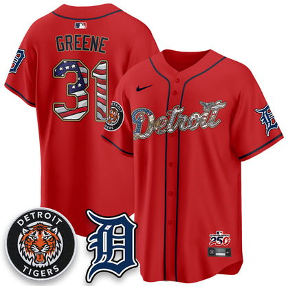 DET 2026 Independence Day USA Vapor Limited Jersey - Stitched-NQD