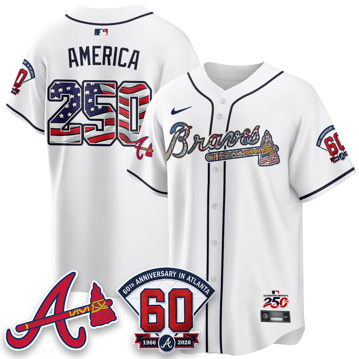 ATL 2026 Independence Day USA Vapor Limited Jersey - Stitched-NQD