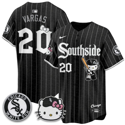 Chicago White Sox x Meow KT Vapor Jersey - Stitched-NQD