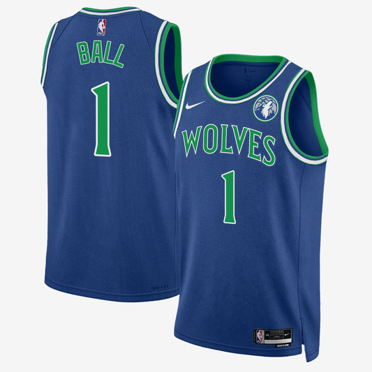 MIN #1 of Minnesota LaMelo Ball Jersey - Stitched