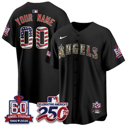 LAA 2026 Independence Day USA Vapor Custom Jersey - Stitched-NQD