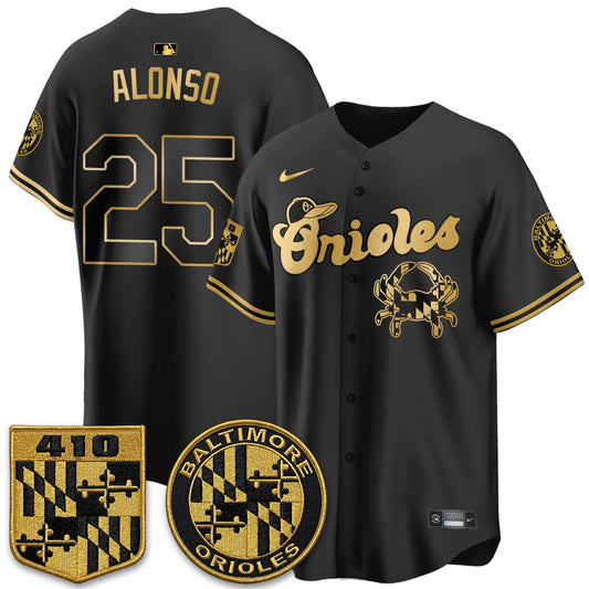 BAL Maryland Flag Vapor Limited Jersey - Stitched