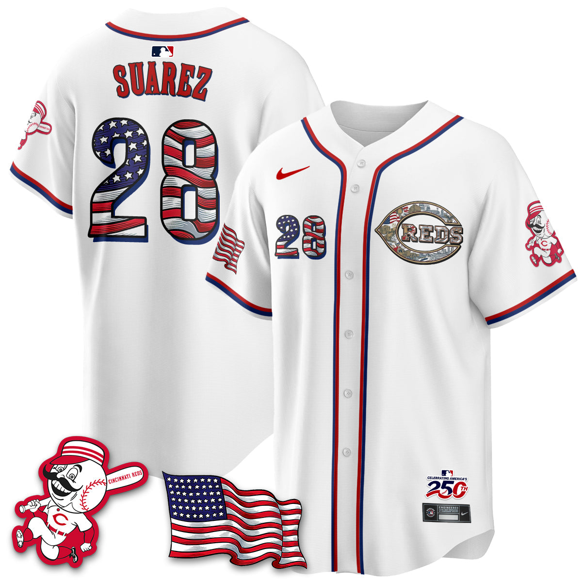 CIN 2026 Independence Day USA Vapor Limited Jersey - Stitched-NQD