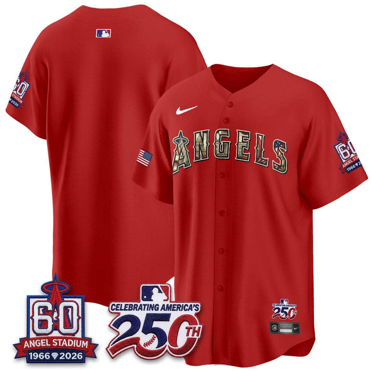 LAA 2026 Independence Day USA Vapor Limited Jersey - Stitched-NQD