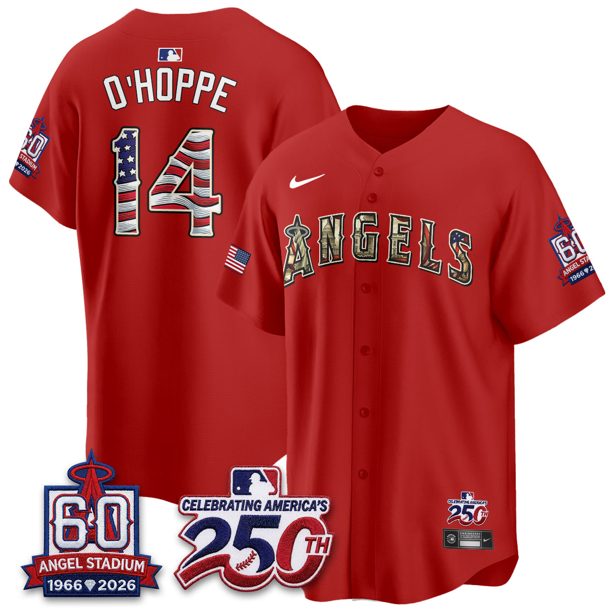 LAA 2026 Independence Day USA Vapor Limited Jersey - Stitched-NQD