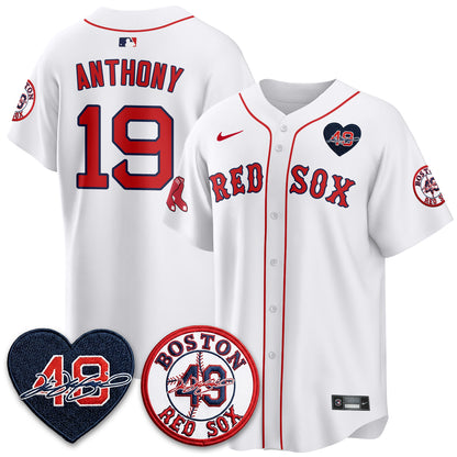 BOS Tim Wakefield Memorial Patch Vaper Premier Limited Jersey - All Stitched