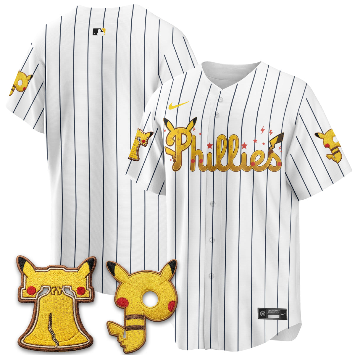 Philadelphia Phillies x PKM Edition Vapor Limited Jersey - Stitched-NQD