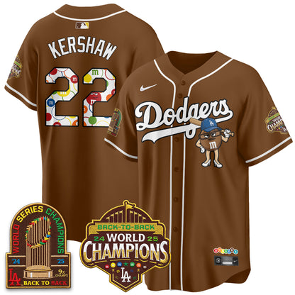 Los Angeles Dodgers x m&m Vapor Jersey - Stitched