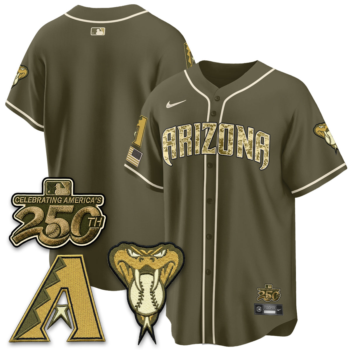 ARI Salute to Service 2026 Vapor Premier Limited Jersey - Stitched-NQD