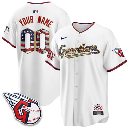 CLE 2026 Independence Day USA Vapor Custom Jersey - Stitched-NQD