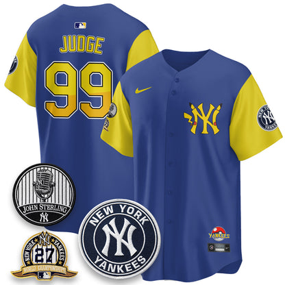 NYY x PKM Cartoon Limited Jersey -  Stitched-NQD