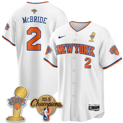 NYK 2026 NBA Champions Vapor Jersey - Stitched-NQD