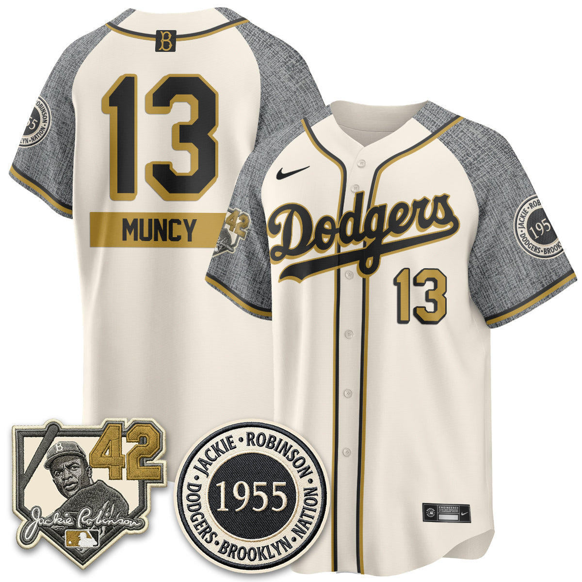 LAD 2026 New Era Jackie Robinson Vapor Limited Jersey -  All Stitched-NQD