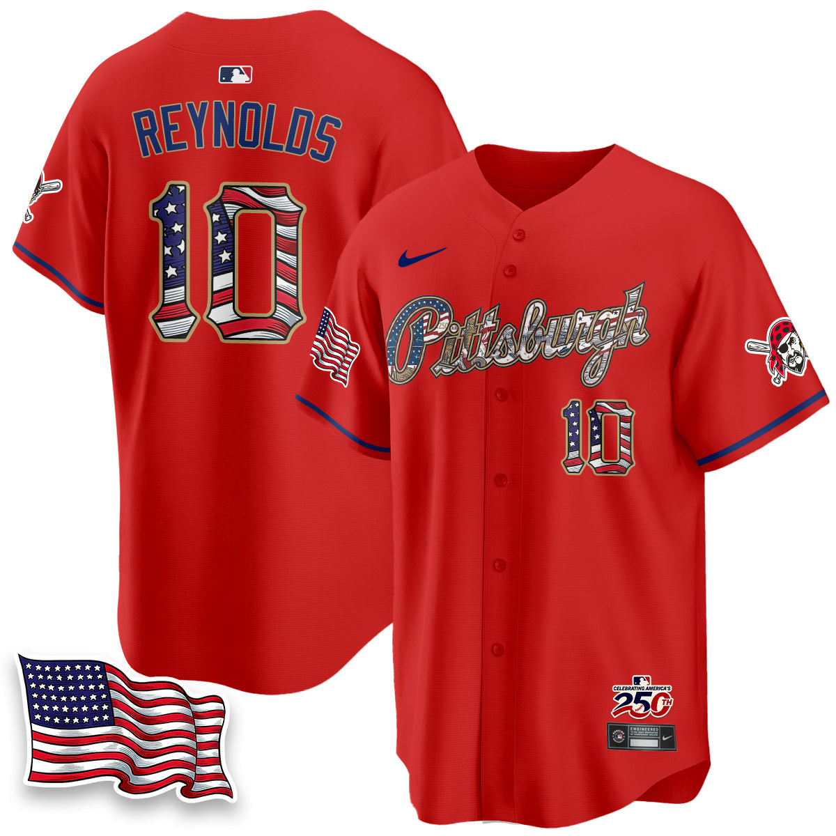 PIT 2026 Independence Day USA Vapor Limited Jersey - Stitched-NQD