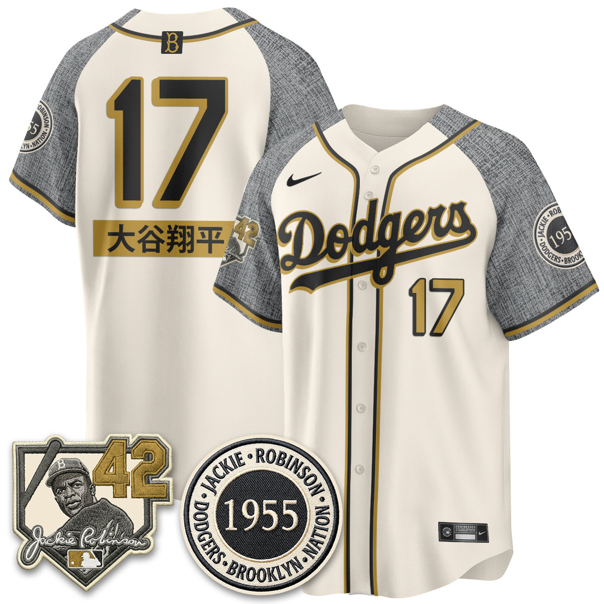 LAD 2026 New Era Jackie Robinson Vapor Limited Jersey -  All Stitched-NQD