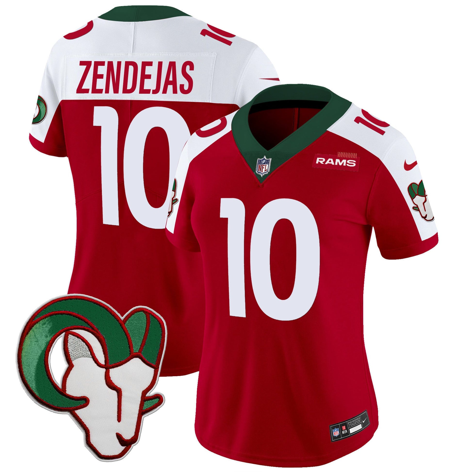 Women's Rams Mexico Vapor Limited Jersey - All Stitched