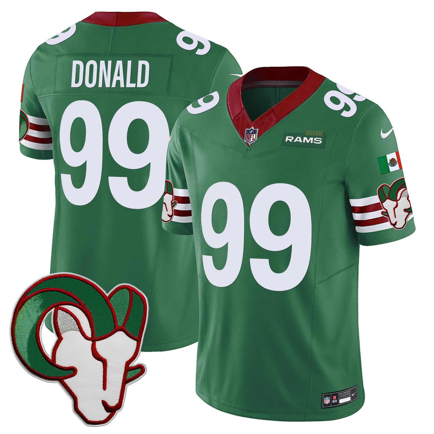 Men's Rams Mexico Vapor Limited Jersey - All Stitched