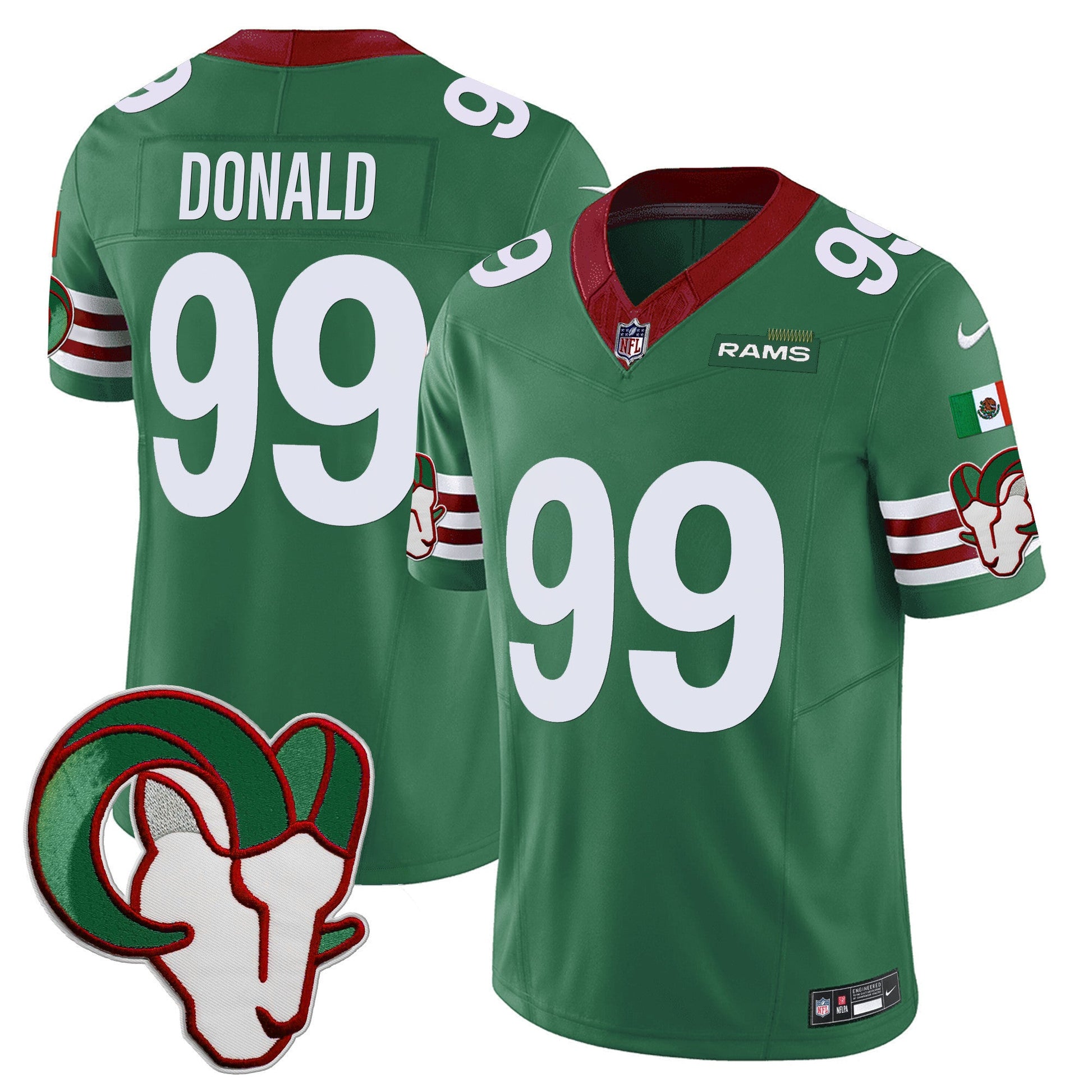 Men's Rams Mexico Vapor Limited Jersey - All Stitched