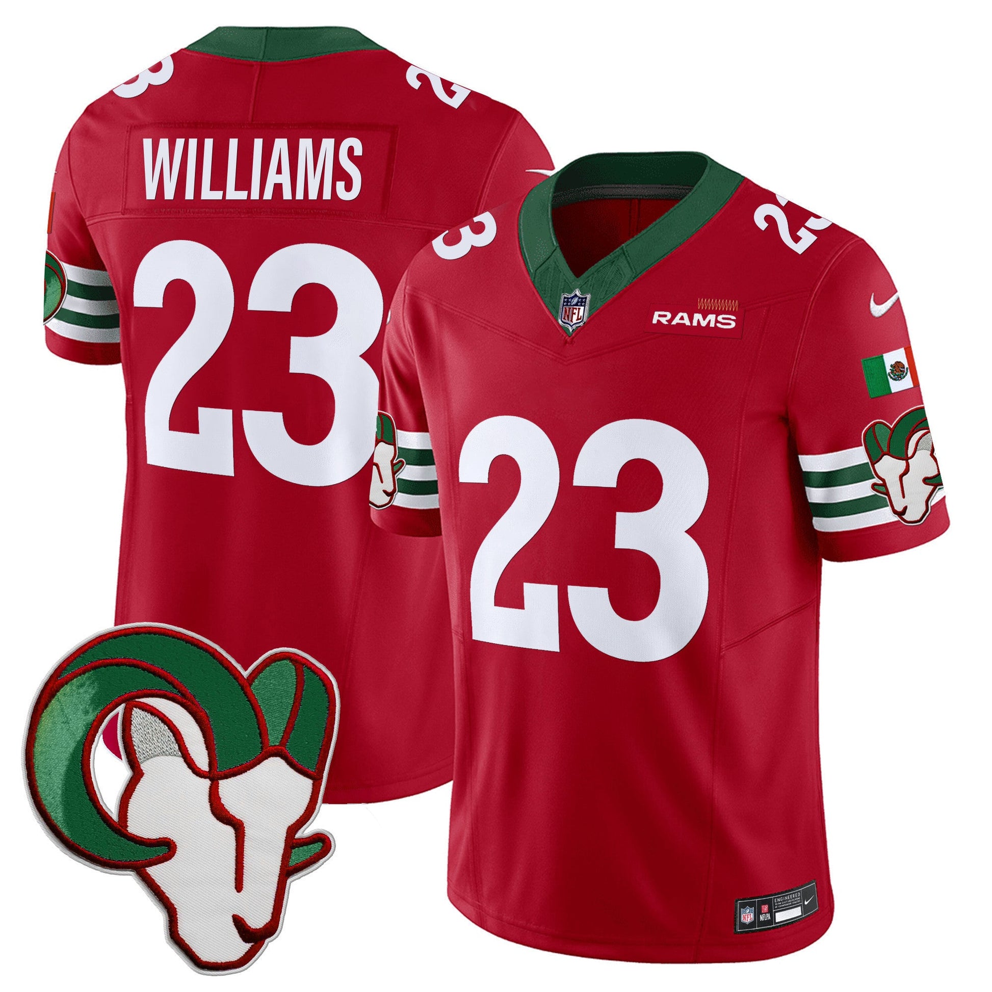 Men's Rams Mexico Vapor Limited Jersey - All Stitched