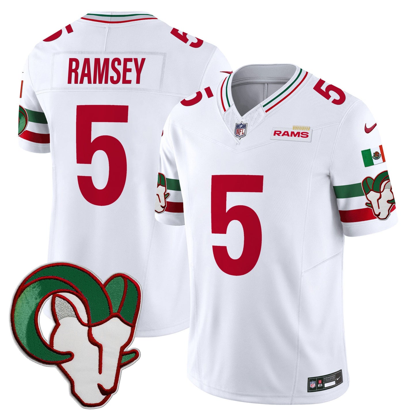Men's Rams Mexico Vapor Limited Jersey - All Stitched