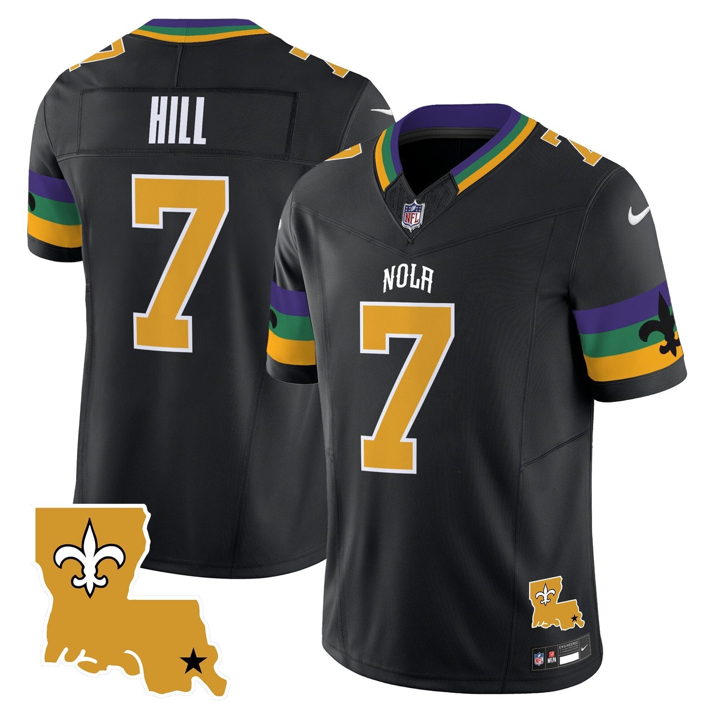 Men's Saints 2025 New Orleans City Vapor Limited Jersey - All Stitched