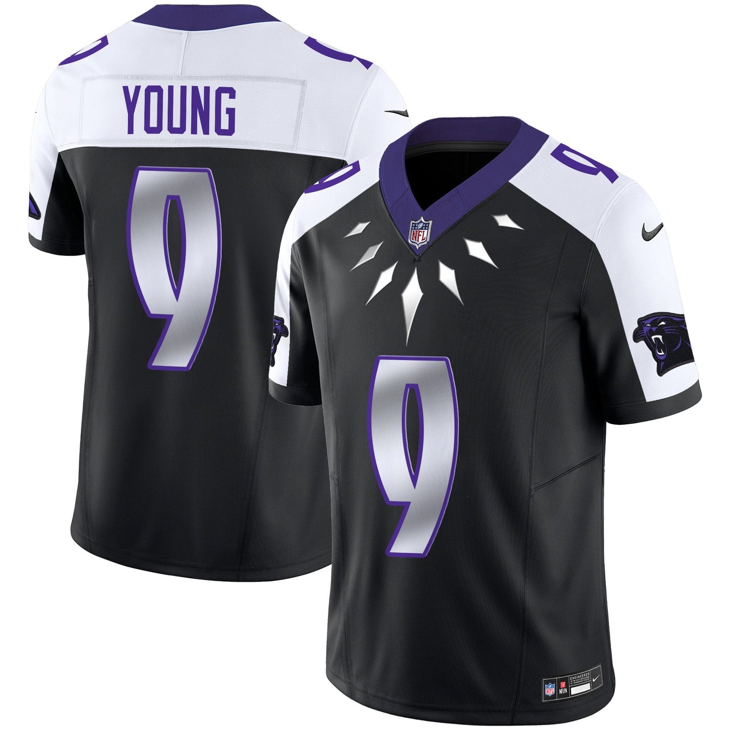 Men's Carolina Panthers Wakanda Vapor Limited Jersey - All Stitched