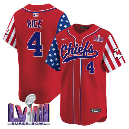 Men's Chiefs 2024 American Style Vapor Premier Limited Jersey - All Stitched