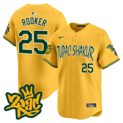 Men's Oakland Athletics Tupac Shakur Vapor Premier Limited Jersey - All Stitched