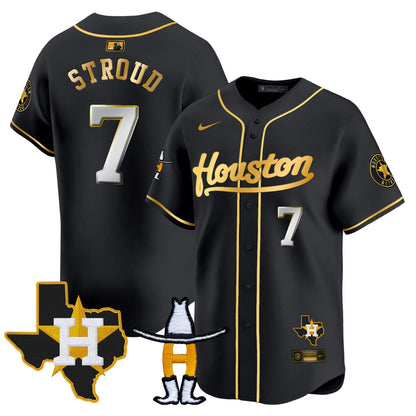 Men's Houston Astros Houston Rodeo Patch Vapor Premier Limited Jersey - All Stitched