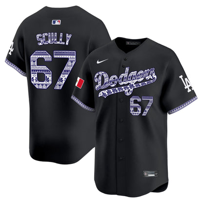 Los Angeles Dodgers Mexico Vapor Premier Limited Jersey V3 - All Stitched
