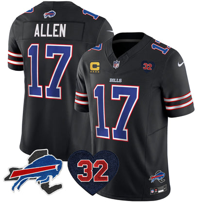 Men's Bills O.J. Simpson Patch Vapor Limited Jersey - All Stitched