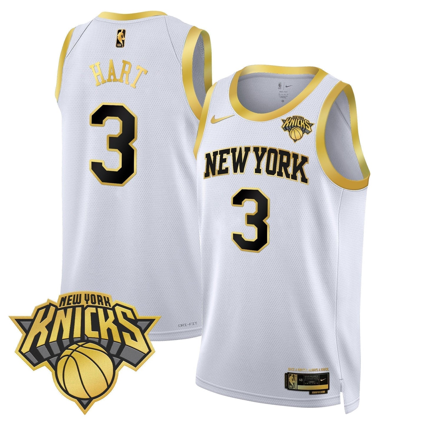 Men's New York Knicks Swingman Jersey V2 - All Stitched