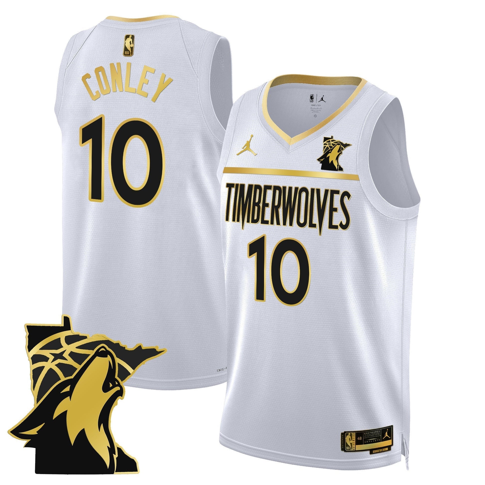 Men's Minnesota Timberwolves Swingman Jersey - Minnesota Patch - All Stitched