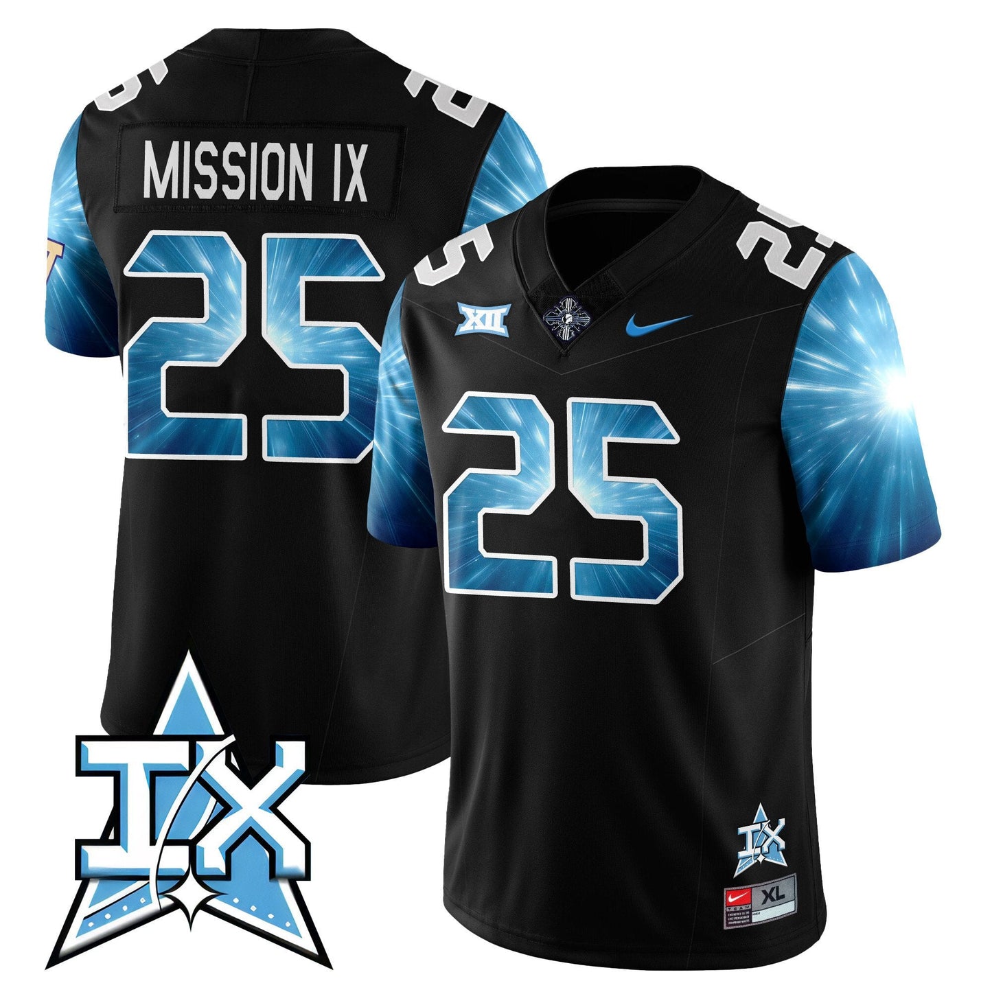 UCF Knights Football 2025 Space Game Uniform - All Stitched