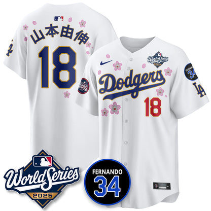 LAD Tokyo Series 2025 NL Champions Jersey - All Stitched