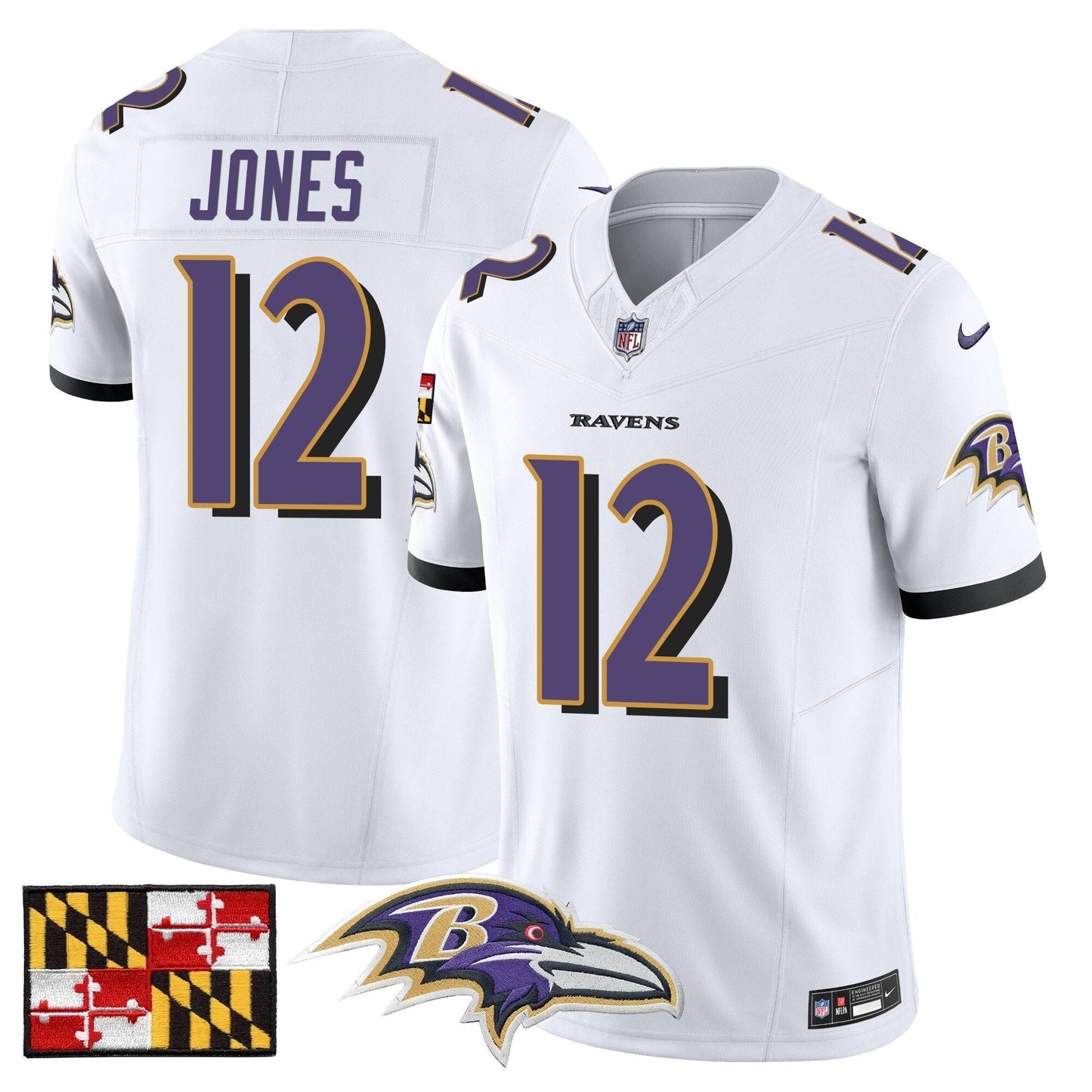 BAL 2024 Maryland Flag Vapor Limited Jersey - All Stitched