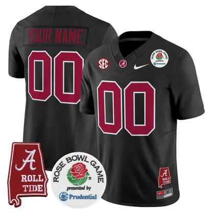 BAMA 2025 Rose Bowl Vapor Limited Custom Jersey - All Stitched