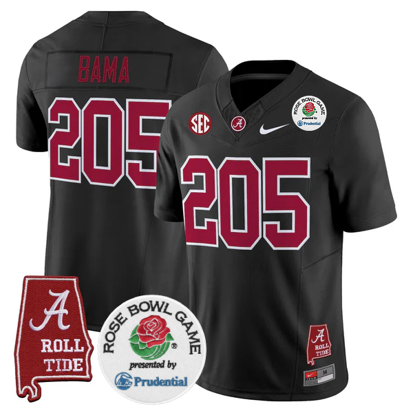 BAMA 2025 Rose Bowl Vapor Limited Jersey - All Stitched