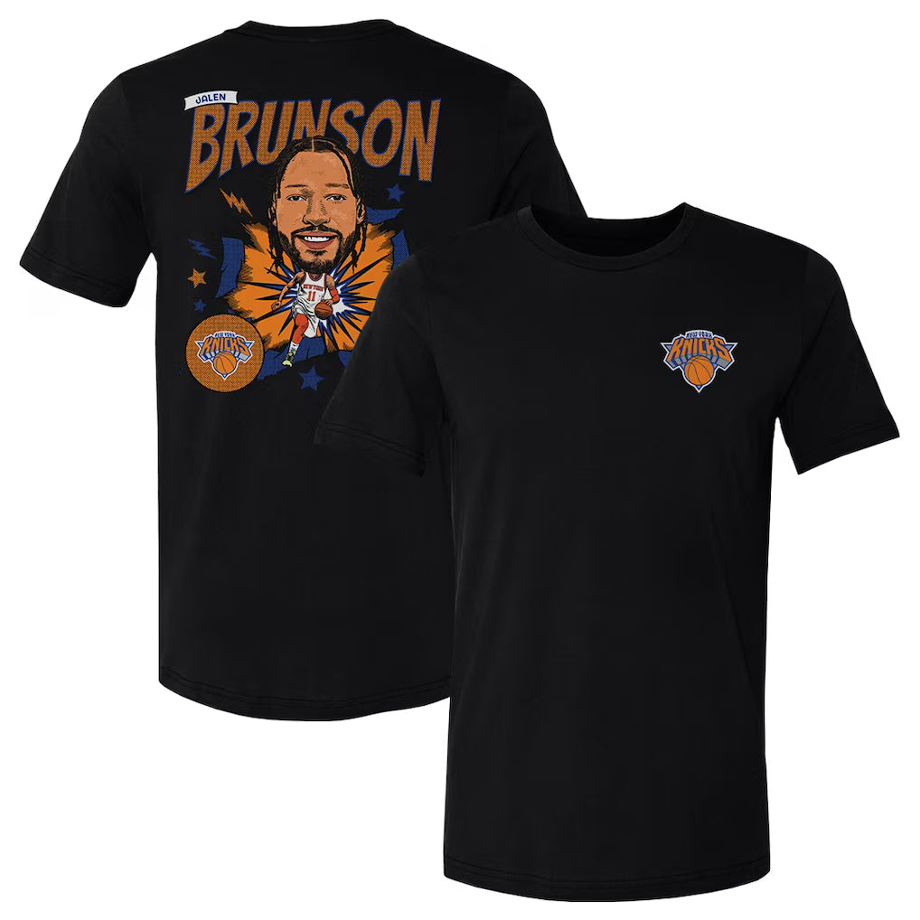 NYK 2026 Basketball Jalen Brunson Printed T-Shirt-NQD