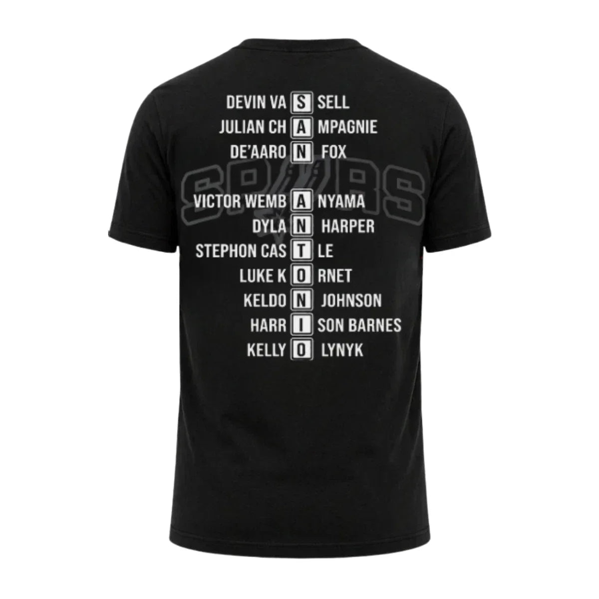 SAS 2026 Western Conference Champions Black Printed T-Shirt-NQD