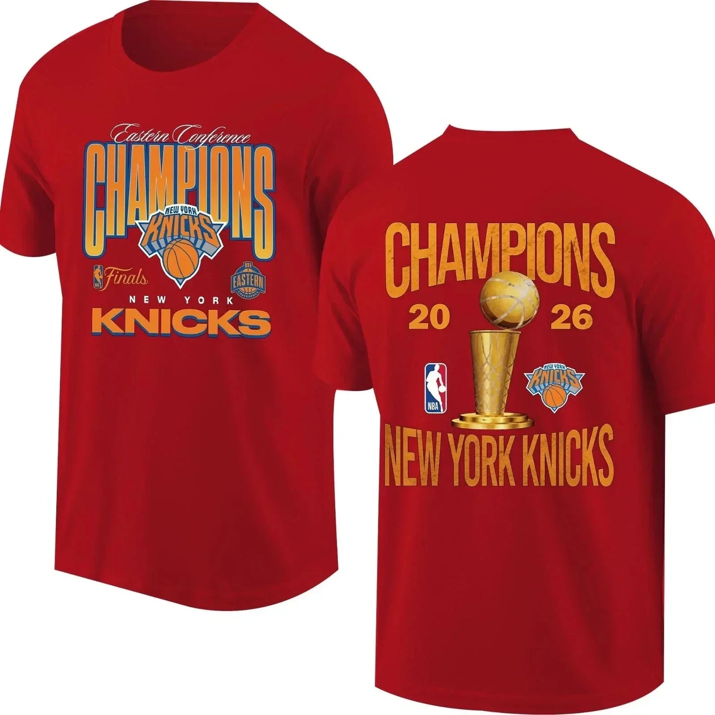 NYK 2026 NBA Finals Printed T-Shirt V3-NQD