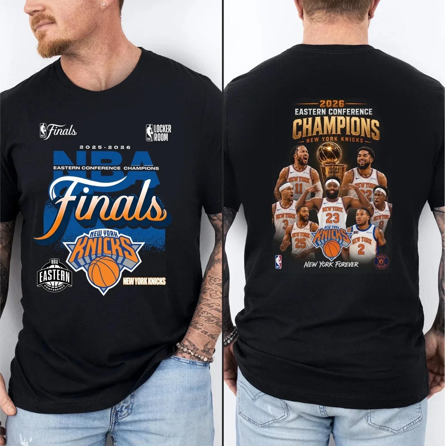 NYK 2026 NBA Finals Printed T-Shirt V2-NQD