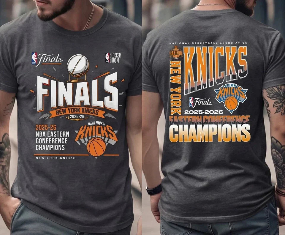 NYK 2026 NBA Finals Printed T-Shirt-NQD