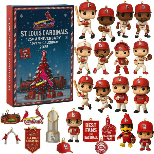 St Louis Cardinals Advent Calendar 2025 125TH ANNIVERSARY-NQD